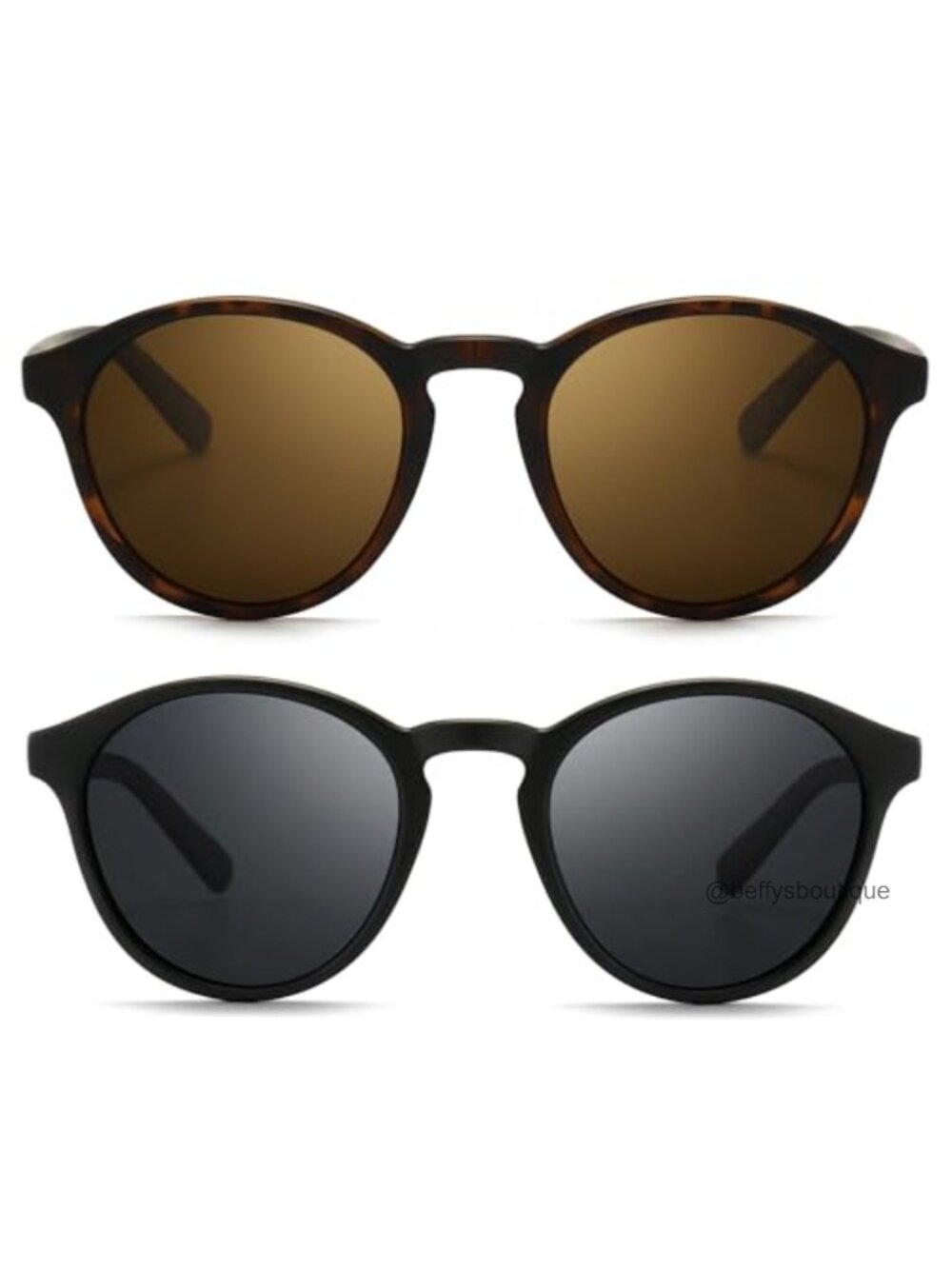SUNGAIT Classic Vintage Round Polarized Sunglasses UV400 Retro
